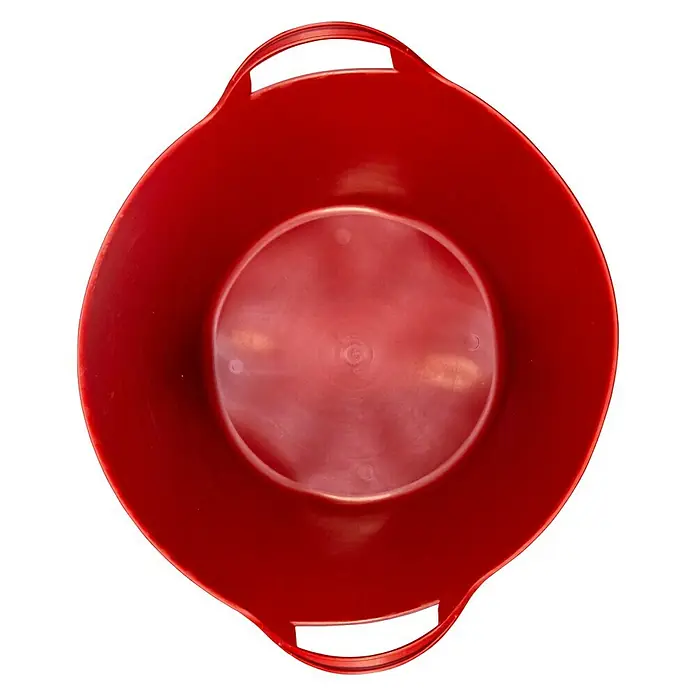 Capazo multiusos - Rojo, Plástico, 42 l - Vista descendente