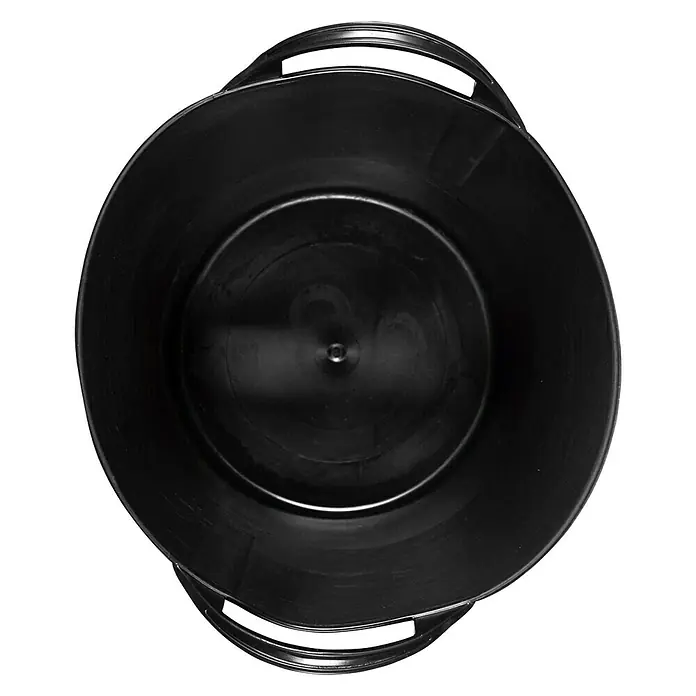 Capazo multiusos - Negro, Plástico, 30 l - Vista descendente