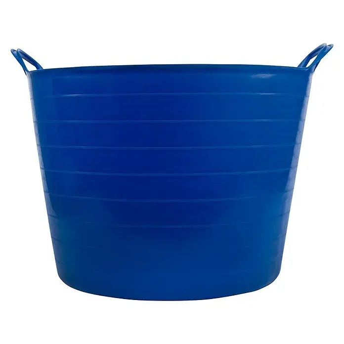 Capazo multiusos - Azul, Plástico, 42 l - Vista frontal