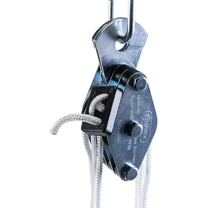 Polea elevadora - Carga soportada: 180 kg - Primer plano