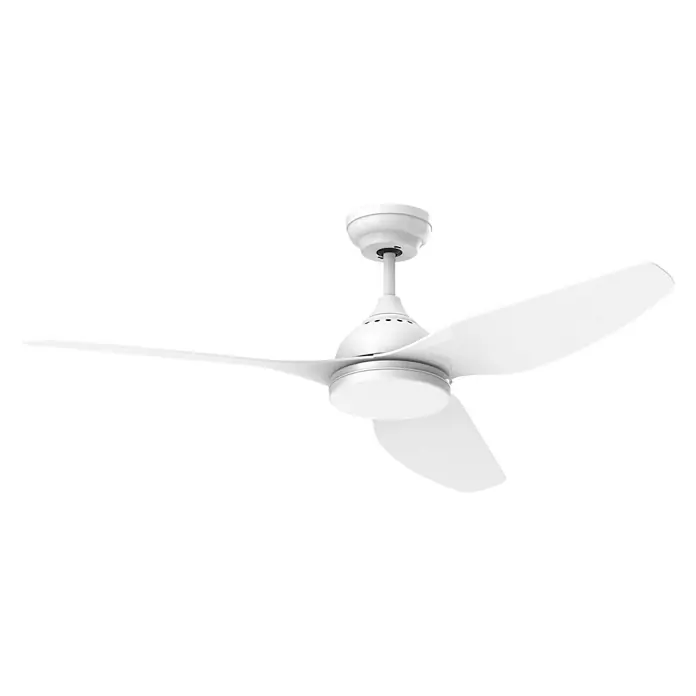 Arte confort Ventilador de techo Foz - Diámetro: 127 cm, Blanco, 20 W, DC - Vista ascendente