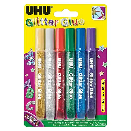 UHU  Pegamento de barra Glitter glue