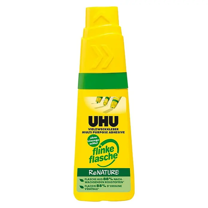 UHU Flinke Flasche Svenamjensko ljepilo - 40 g, Boca, Bez otapala - Pogled sprijeda