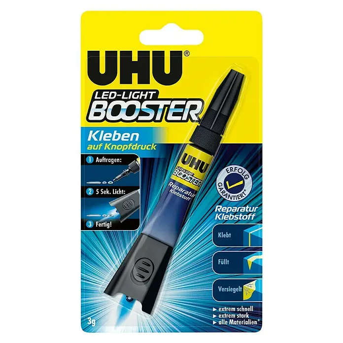 UHU Reparaturstift LED-Light Booster - 3 g - Vorderansicht