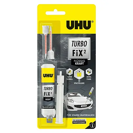 UHU Turbo Fix² 2-Komponenten-Kleber Flüssig Kraft