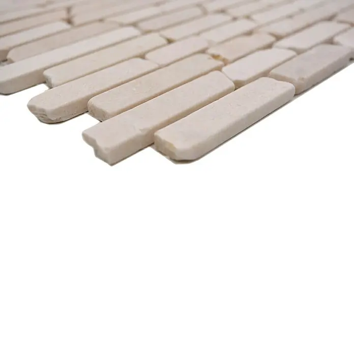 Mosaikfliese MOS BRICK 13R - 32,2 x 30,5 cm, Beige, Matt - Detailaufnahme