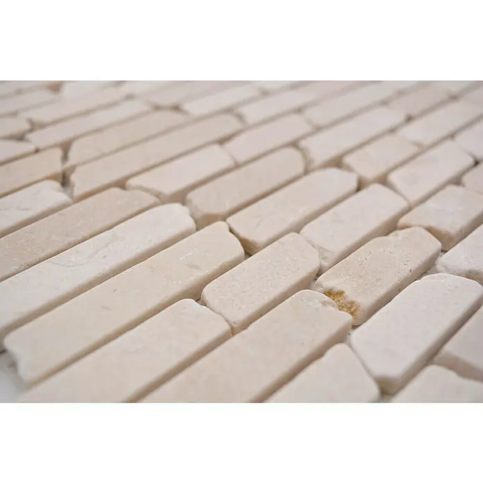 Mosaikfliese MOS BRICK 13R - 32,2 x 30,5 cm, Beige, Matt - Detailaufnahme