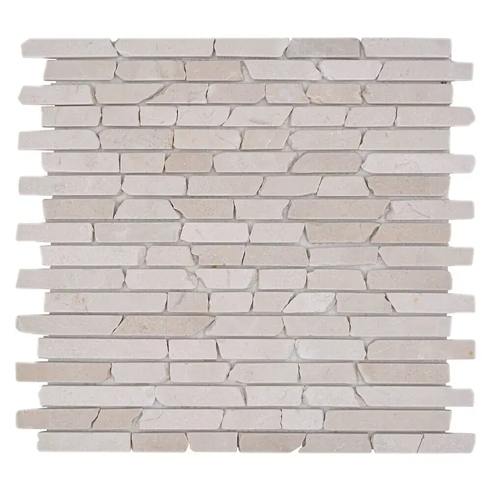 Mosaikfliese MOS BRICK 13R - 32,2 x 30,5 cm, Beige, Matt - Draufsicht