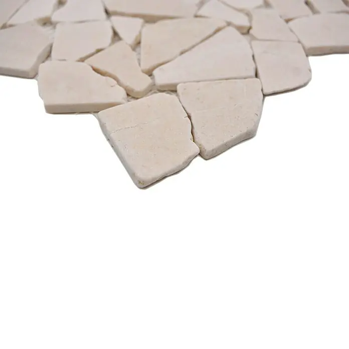 Mosaikfliese Uni CIOT 30/13 - 30,5 x 30,5 cm, Weiß, Matt - Detailaufnahme