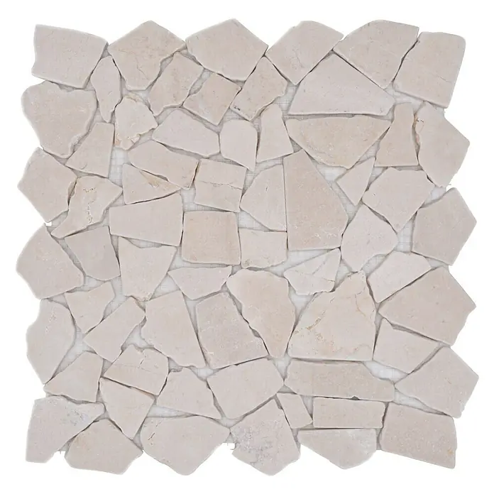 Mosaikfliese Uni CIOT 30/13 - 30,5 x 30,5 cm, Weiß, Matt - Draufsicht