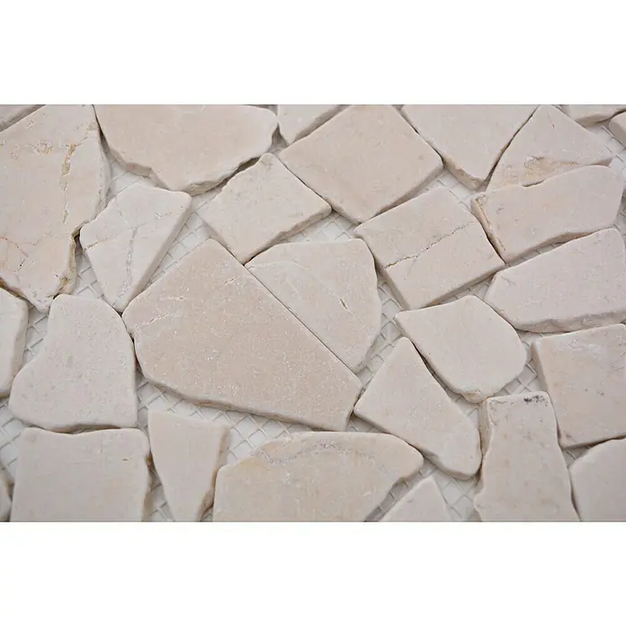 Mosaikfliese Uni CIOT 30/13 - 30,5 x 30,5 cm, Weiß, Matt - Detailaufnahme