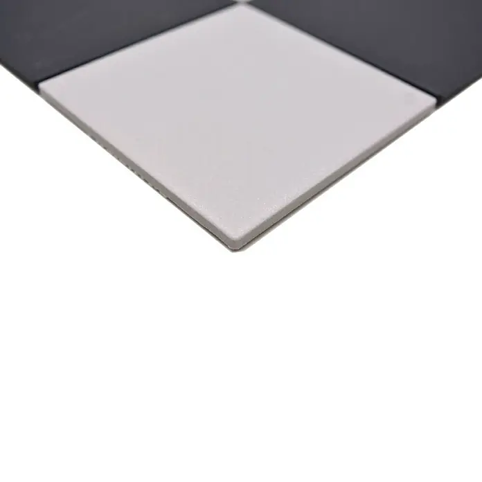 Mosaikfliese Quadrat RAT 148 - 29,8 x 29,8 cm, Schwarz/Weiß, Matt - Detailaufnahme