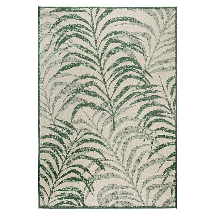 Outdoor-Teppich Arizona - Grün, 190 x 133 cm, 100 % Polypropylen - Ansicht von oben
