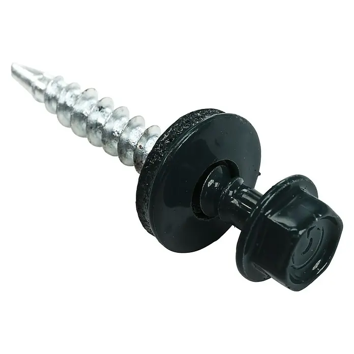 Probau Schrauben - Anthrazit, Ø x L: 4,8 x 35 mm, 50 Stk. - Diagonale Ansicht