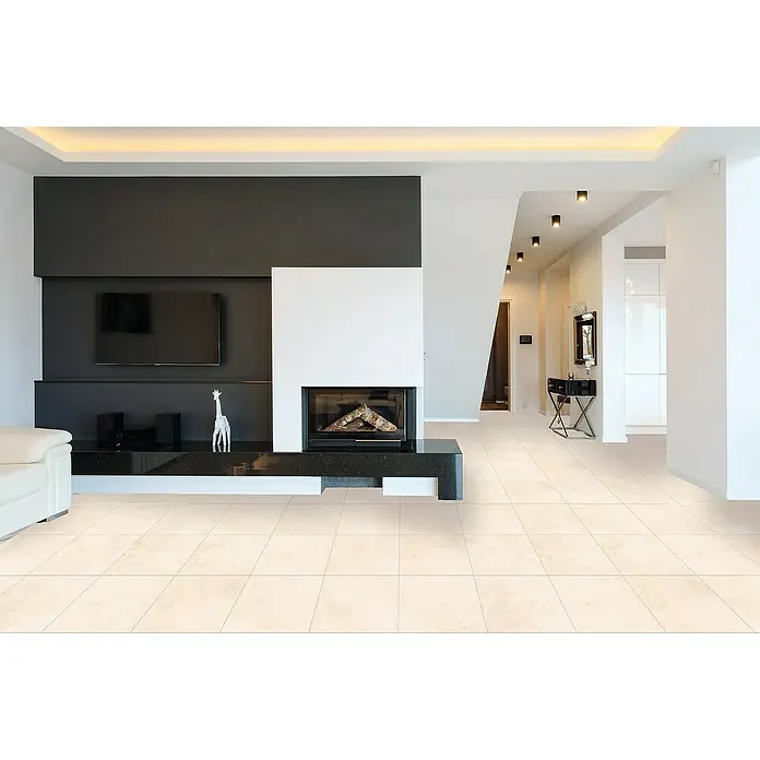 Feinsteinzeugfliese Musical - 60 x 120 cm, Beige, Glänzend - Stimmungsaufnahme