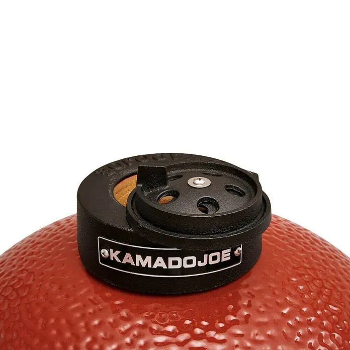 Kamado Joe Holzkohlegrill CLASSIC - Rot, Hauptgrillfläche: Ø 46 cm - Detailaufnahme