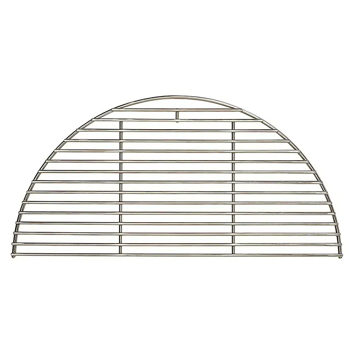 Kamado Joe Grillrost Edelstahl halbrund - Edelstahl, Passend für: Kamado Joe Holzkohlegrill Classic, Kamado Joe Holzkohlegrill Classic II - Ansicht von oben