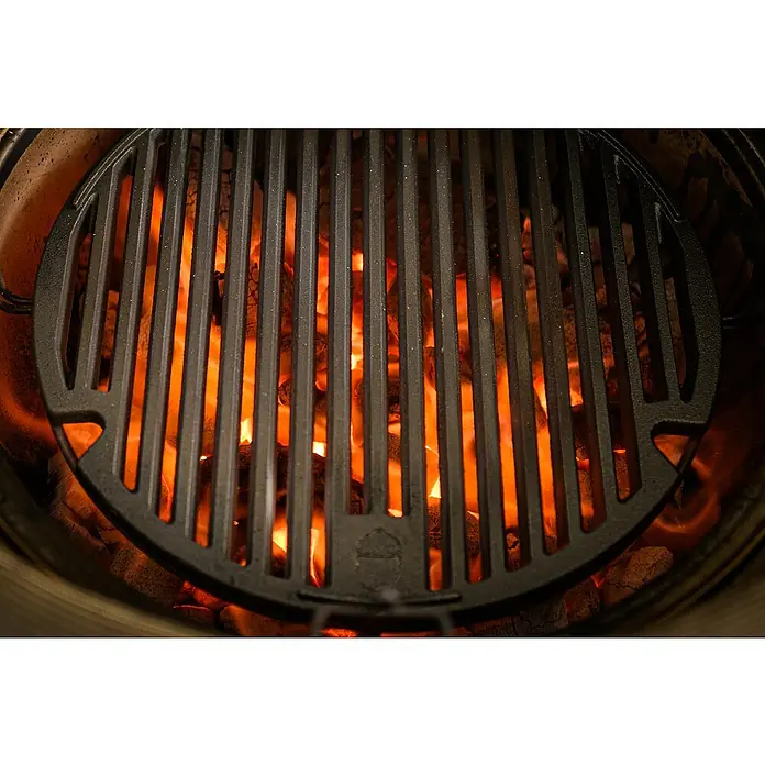 Kamado Joe Grillplatte - Gusseisen, Passend für: Kamado Joe Holzkohlegrill Joe Junior, Kamado Joe Holzkohlegrill Classic, Kamado Joe Holzkohlegrill Classic II - Detailaufnahme