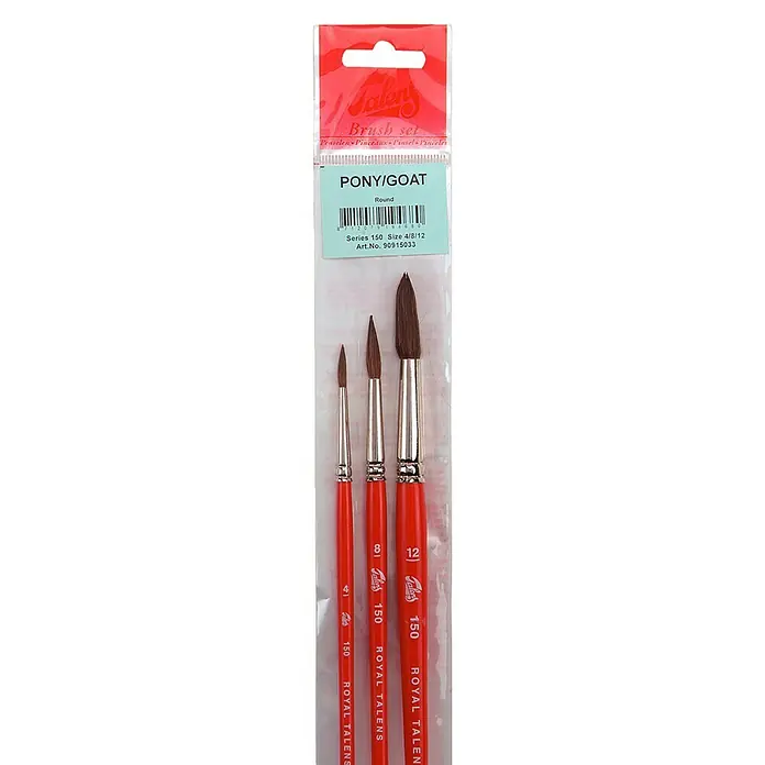 Talens Set de pinceles de manualidades Aguada Juego 150 - 3 pzs. - Vista frontal