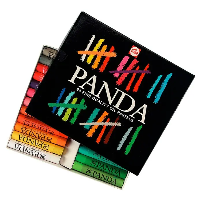 Talens Set de tizas pastel al óleo Panda - Multicolor - Vista descendente
