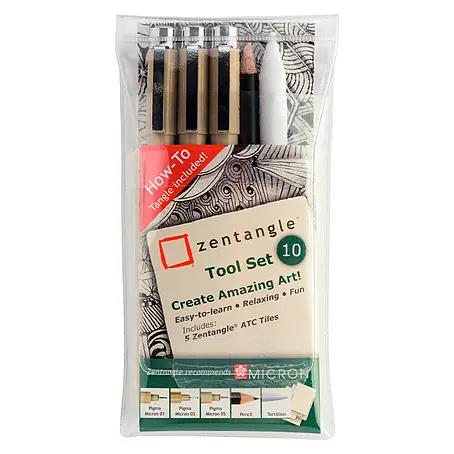 Talens Sakura Set de marcadores de efecto lacado  Zentangle Tool