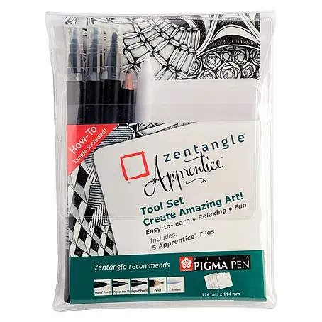 Talens Sakura Set de marcadores de efecto lacado Aprendiz Zentangle