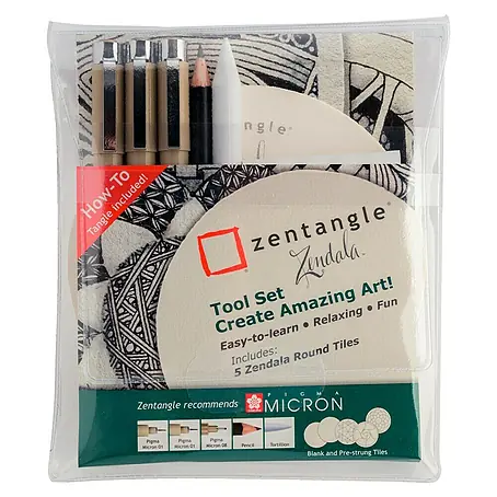Talens Sakura Set de marcadores de efecto lacado Zentangle Zandala