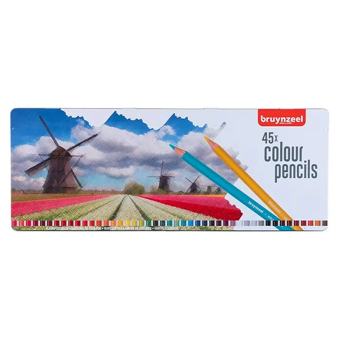 Talens Bruynzeel Set de lápices de dibujo Holanda - 45 ud., Multicolor - Vista frontal