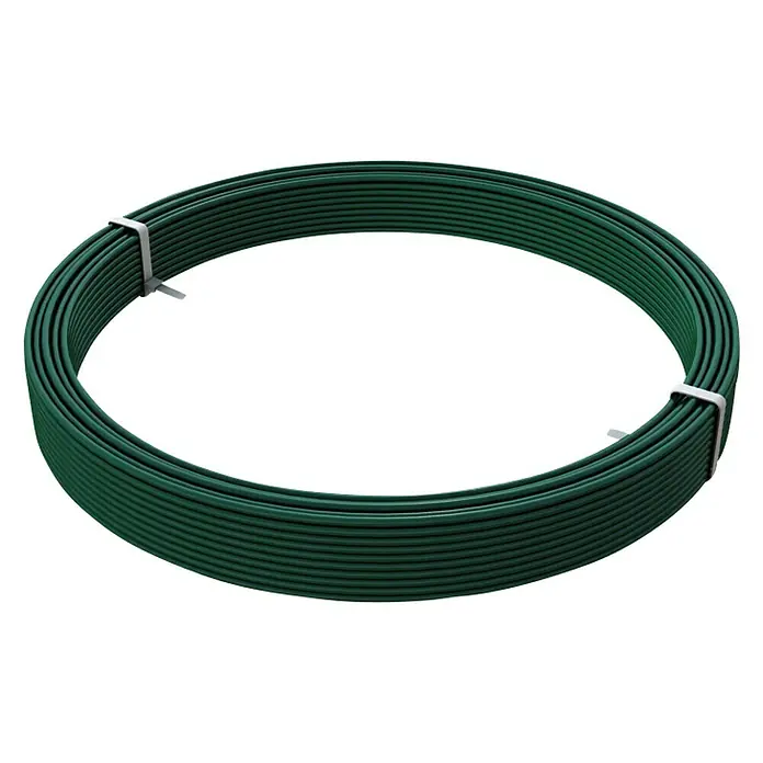 Alambre plastificado - Ø x L: 2,4 mm x 50 m - Vista angular