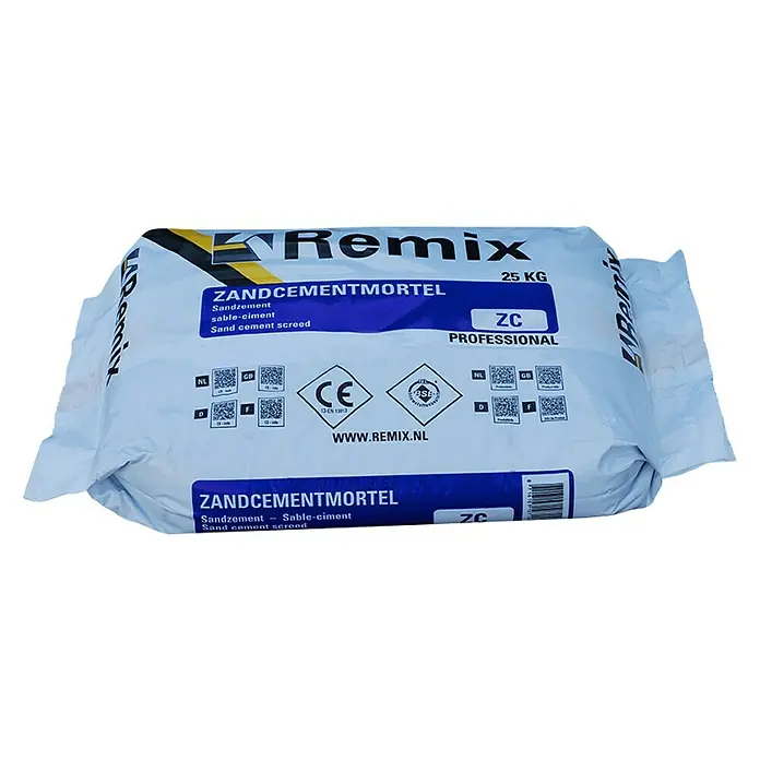 Remix Zandcementmortel - 25 kg - Diagonaal zicht