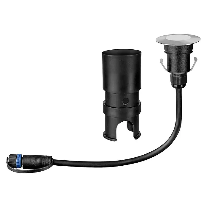 Paulmann Plug & Shine LED-Gartenspot-Set - 3 x 2,5 W, 24 V, IP65, Höhe: 90 mm - Diagonale Ansicht