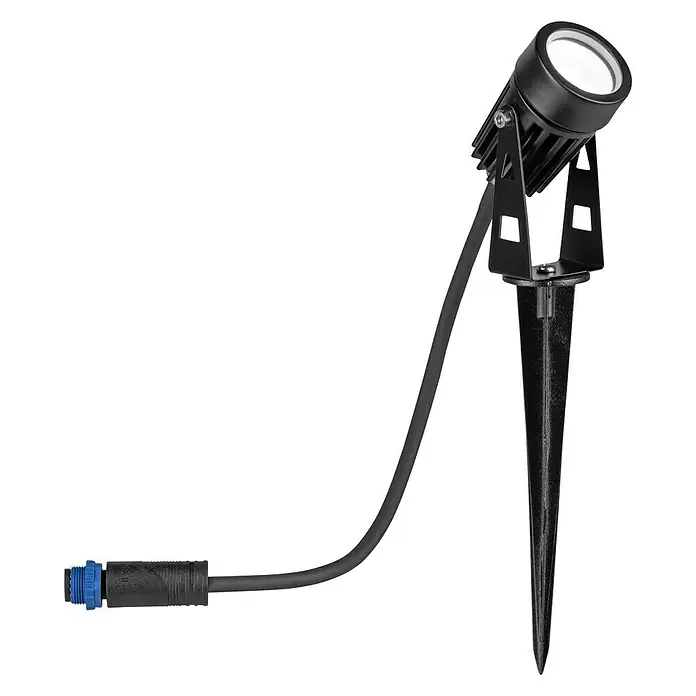 Paulmann Plug & Shine LED-Gartenspot-Set - Erdspieß, Höhe: 26 cm - Diagonale Ansicht