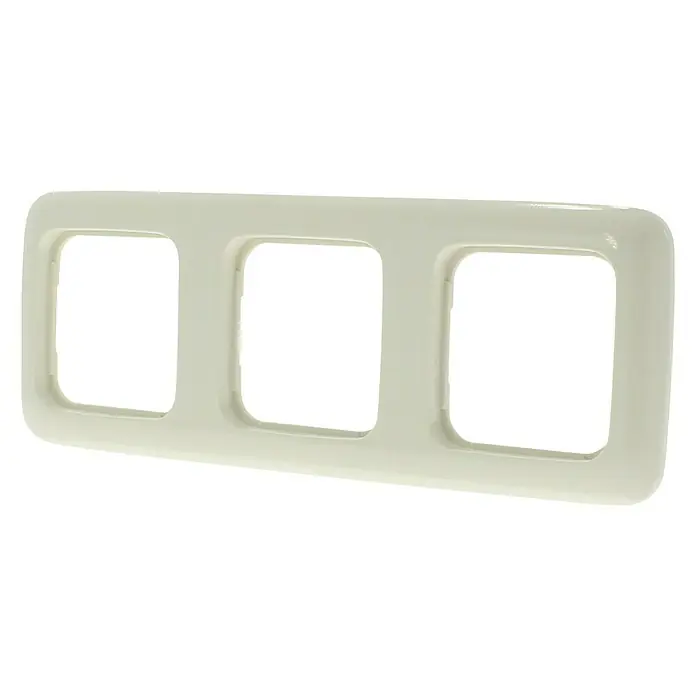 Busch-Jaeger Afdekraam Reflex 3V - Inbouw, Frame drievoudig - Diagonaal zicht