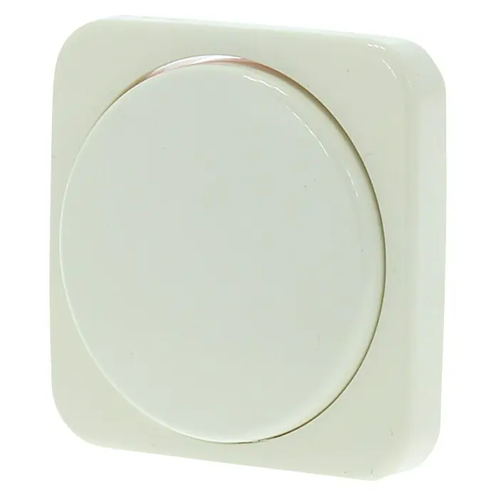 Busch-Jaeger Reflex SI Dimmer-afdekraam - Dimmer, Crèmewit - Diagonaal zicht