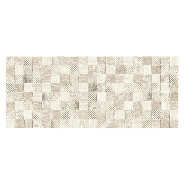 Mozaik pločica Linen - 60 x 25 cm, Bež boje - Pogled s gornje strane