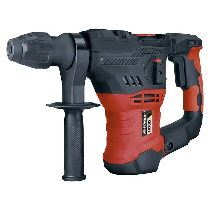 Stayer Martillo combinado HD6DK - 1.500 W, Energía de percusión: 7 J - Vista de perfil izquierdo