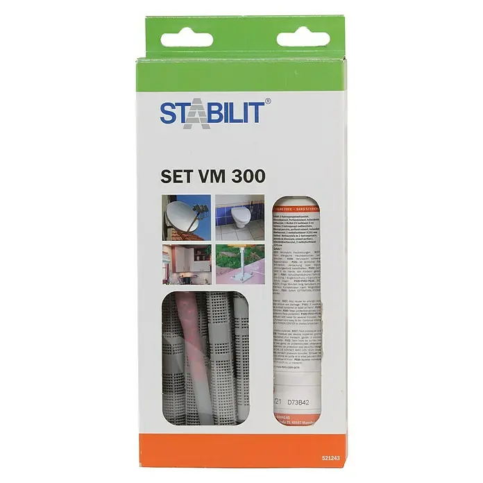 Stabilit Schwerlast-Befestigungs-Set VM 300 - Schwerlastbefestigung, Stahlanker, Geeignet für: Beton - Vorderansicht