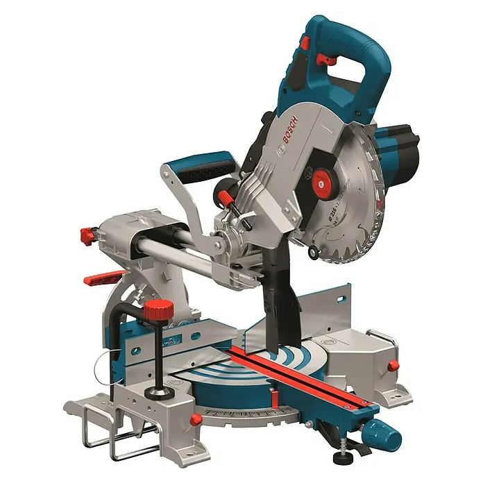 Bosch Professional Biturbo Akku-Kapp- & Gehrungssäge 18V-216 Solo - 18 V, Ohne Akku, Durchmesser Sägeblatt: 216 mm - Diagonale Ansicht