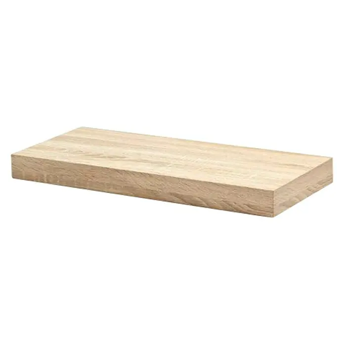 Dolle Zidna polica Big Boy - D x Š x V: 57 x 25 x 5 cm, Hrast, Opteretivost: 30 kg - Dijagonalni pogled
