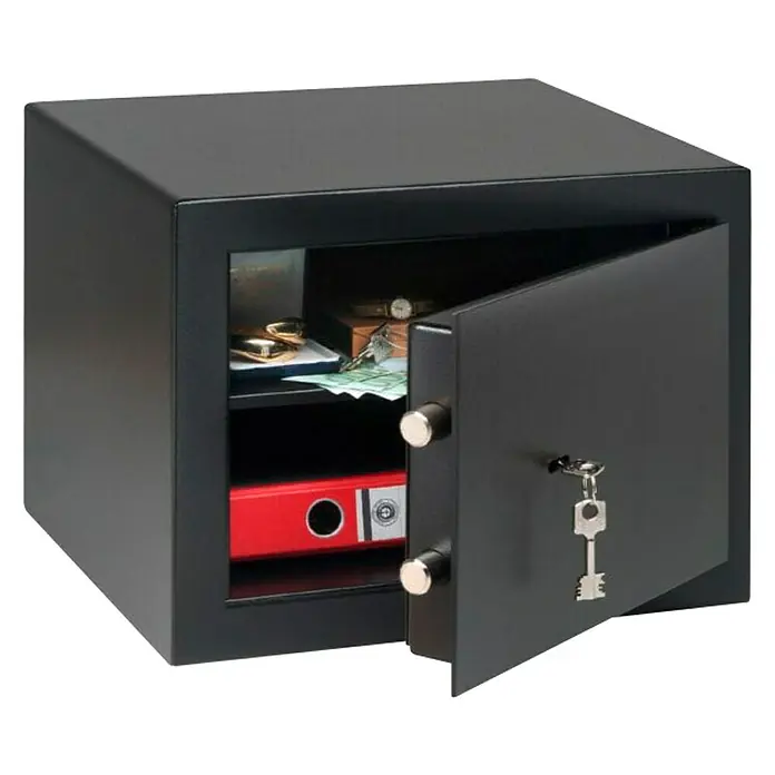 Burg-Wächter HomeSafe Ugradbeni trezor za namještaj  Home-Safe H 210 S - D x Š x V: 37,6 x 40,2 x 27,8 cm, Brava dvostruke cijevi - Dijagonalni pogled