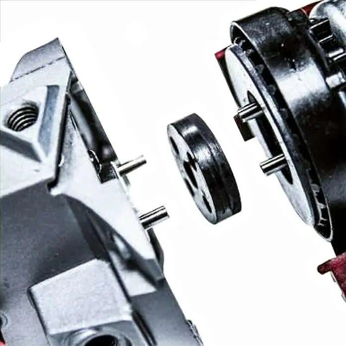 Einhell Power X-Change Amoladora angular de batería Axxio 18/115 Q - 18 V, Sin batería, Diámetro disco: 115 mm, 8.500 r.p.m. - Primer plano