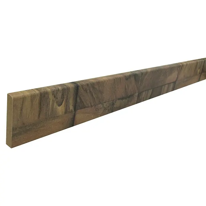 Bariperfil Cornisa Diamond Natural - 2,44 m x 7 mm x 40 cm - Primer plano