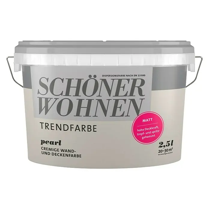 Unutarnja disperzijska boja SCHÖNER WOHNEN Trend - Pearl, 2,5 l - Pogled sprijeda