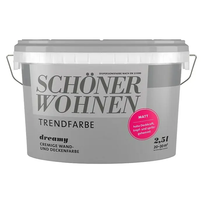 Unutarnja disperzijska boja SCHÖNER WOHNEN Trend - Dreamy, 2,5 l - Pogled sprijeda