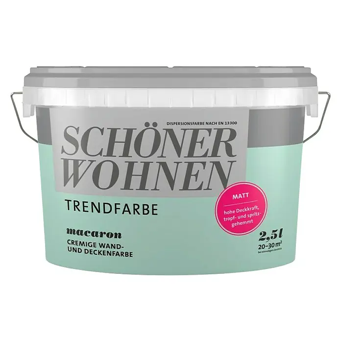 Unutarnja disperzijska boja SCHÖNER WOHNEN Trend - Macaron, 2,5 l - Pogled sprijeda