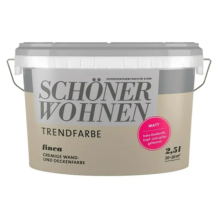 Unutarnja disperzijska boja SCHÖNER WOHNEN Trend - Champagne, 2,5 l - Pogled sprijeda