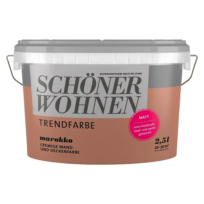 Unutarnja disperzijska boja SCHÖNER WOHNEN Trend - Maroko, 2,5 l - Pogled sprijeda