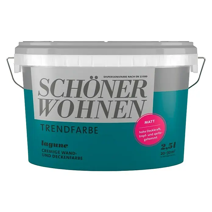 Unutarnja disperzijska boja SCHÖNER WOHNEN Trend - Laguna, 2,5 l - Pogled sprijeda