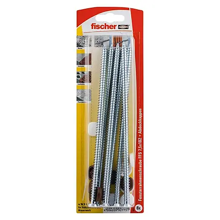 Fischer  Fensterrahmenschraube FFS 7,5 x 182 T30