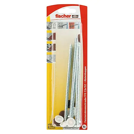Fischer  Fensterrahmenschraube FFS 7,5 x 152 T30